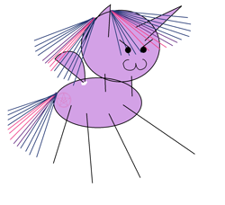 Size: 1572x1432 | Tagged: safe, twilight sparkle, twilight sparkle (alicorn), alicorn, 1000 hours in ms paint, >:3, cursed image, satanic ritual, simple background, solo, stylistic suck, wat, what has science done, white background