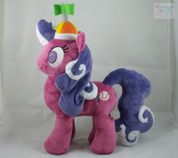 Size: 900x802 | Tagged: safe, artist:lilmoon, screwball, pony, custom, doll, hat, irl, photo, plushie, propeller hat, swirly eyes, toy