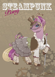 Size: 600x843 | Tagged: safe, artist:baby-blue-bell, derpibooru import, oc, oc only, spats, steampunk