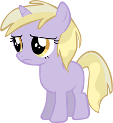 Size: 619x677 | Tagged: safe, artist:rhubarb-leaf, dinky hooves, simple background, transparent background, vector, wet mane