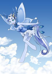 Size: 600x849 | Tagged: safe, artist:baby-blue-bell, derpibooru import, oc, oc only, anthro, flutter pony