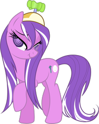 Size: 2286x2842 | Tagged: safe, derpibooru import, screwball, bedroom eyes, high res, recolor, scrunchy face, simple background, transparent background, vector, wet mane