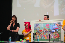 Size: 2047x1365 | Tagged: safe, derpibooru import, human, bronycon, irl, irl human, lauren faust, photo