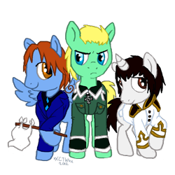 Size: 900x900 | Tagged: safe, artist:xxcystalthewolfxx, derpibooru import, flag, germany, hetalia, italy, japan, ponified