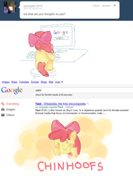 Size: 500x659 | Tagged: safe, apple bloom, ask apple bloom, gay, google, male