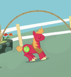 Size: 577x624 | Tagged: safe, derpibooru import, big macintosh, earth pony, pony, animated, jump rope, male, stallion