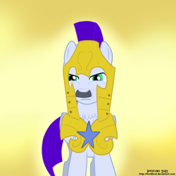 Size: 1000x1000 | Tagged: safe, artist:invidlord, pegasus, pony, male, royal guard, solo, stallion