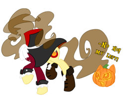 Size: 1024x853 | Tagged: safe, artist:piichu-pi, derpibooru import, oc, oc only, oc:eclair, headless horse, halloween, headless, holiday, jack-o-lantern, pumpkin, simple background, transparent background