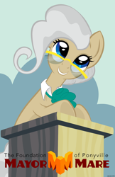 Size: 1080x1669 | Tagged: safe, artist:deeptriviality, mayor mare, earth pony, pony, glasses