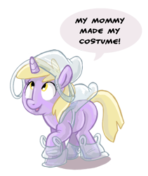 Size: 632x750 | Tagged: safe, artist:spainfischer, dinky hooves, clothes, costume, solo