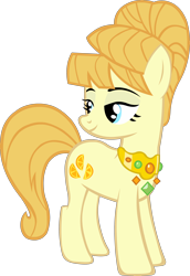 Size: 2666x3873 | Tagged: safe, artist:chir-miru, derpibooru import, aunt orange, earth pony, pony, female, high res, simple background, solo, transparent background, vector