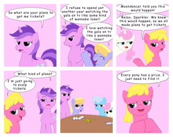 Size: 2583x2040 | Tagged: safe, artist:t-brony, amethyst star, cherry berry, cloud kicker, linky, shoeshine, sparkler, twinkleshine, comic:friendship is tragic, comic, high res, moondancer (tragic)