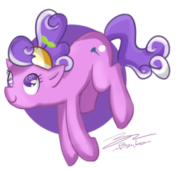 Size: 600x576 | Tagged: safe, artist:b0nbon, screwball, earth pony, pony, smiling