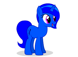 Size: 6876x5000 | Tagged: safe, artist:bluevector, oc, oc only, oc:blue vector, unicorn, solo, transparent background