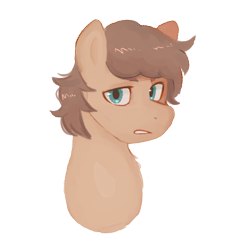 Size: 460x484 | Tagged: safe, artist:poofindi, oc, oc only, oc:daniel, earth pony, pony, bust, foal, male, simple background, solo, transparent background