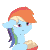 Size: 900x900 | Tagged: safe, artist:kanashiipanda, rainbow dash, pegasus, pony, animated, chewing, cute, dashabetes, eating, female, floppy ears, food, frame by frame, frown, gif, hoof hold, mare, popcorn, reaction image, simple background, solo, solo safe, transparent background, unamused