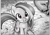 Size: 2199x1551 | Tagged: safe, artist:pencils, marble pie, earth pony, comic:anon's pie adventure, female, looking up, solo, weapons-grade cute