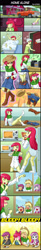 Size: 800x4900 | Tagged: safe, artist:uotapo, apple bloom, applejack, big macintosh, scootaloo, sweetie belle, comic:home alone, equestria girls, season 4, somepony to watch over me, adorabloom, adorkable, applejack's hat, barefoot, bath, bathtub, blushing, blushing profusely, boots, bottomless, bow, bubble bath, chili con carne, clothes, cloud, comic, cosplay, costume, cowboy boots, cowboy hat, cute, cutie mark crusaders, denim skirt, dork, eating, embarrassed, equestria girls interpretation, eyes closed, feet, female, food, freckles, hair bow, hat, house, laughing, legs, lip bite, looking back, loose fitting clothes, meat, microwave, music, music notes, one eye closed, open mouth, oversized clothes, oversized shirt, radio, scene interpretation, shirt, shoes, singing, skirt, sky, smiling, socks, speakers, spoon, stetson, stifling laughter, tree, truck, uotapo is trying to murder us, wardrobe malfunction, window, wristband