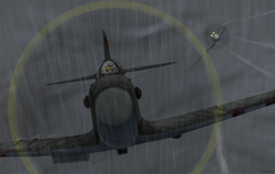 Size: 1984x1257 | Tagged: safe, artist:mrscroup, oc, pony, battle of britain, dogfight, fighter plane, firing, messerschmitt bf 109, messerschmitt bf-109, plane, rain, royal air force, supermarine spitfire, tracer, unnamed character, unnamed oc, unnamed pony, war, world war ii