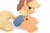 Size: 1500x992 | Tagged: safe, alternate version, artist:ncmares, artist:raps, applejack, earth pony, pony, blonde, blonde mane, blonde tail, butt, clothes, cowboy hat, cute, daisy dukes, dock, female, freckles, green eyes, hat, haystick, jackabetes, mare, shorts, simple background, smiling, solo, underhoof, white background