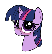 Size: 216x222 | Tagged: safe, artist:axlearts, twilight sparkle, pony, unicorn, big eyes, blushing, bust, cute, daaaaaaaaaaaw, female, head only, looking at you, lowres, mare, simple background, solo, twiabetes, white background