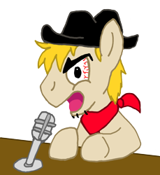 Size: 2444x2667 | Tagged: safe, earth pony, pony, angry, high res, male, ponified, solo, stallion, the man they call ghost, true capitalist radio