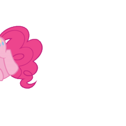 Size: 440x440 | Tagged: safe, artist:tiredbrony, part of a series, pinkie pie, pony, animated, cute, diapinkes, eyes closed, fourth wall, horses doing horse things, jumping, juxtaposition, juxtaposition win, meme, meta, multi image animation, pinkie roll mosaic, rolling, simple background, smiling, solo, transparent background, trotting