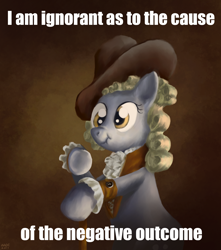 Size: 1200x1359 | Tagged: safe, artist:moe, edit, derpy hooves, pegasus, pony, female, fine art parody, i just don't know what went wrong, image macro, joseph ducreux, mare, meme, scrunchy face, sesquipedalian loquaciousness, solo