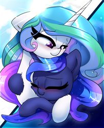 Size: 1300x1600 | Tagged: safe, artist:madacon, princess celestia, princess luna, alicorn, pony, cute, cutelestia, eyes closed, female, filly, hug, lunabetes, royal sisters, sisterly love, smiling, woona, younger