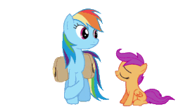 Size: 638x388 | Tagged: safe, artist:marminatoror, edit, rainbow dash, scootaloo, pegasus, pony, just for sidekicks, season 3, sleepless in ponyville, animated, boop, cute, cutealoo, daaaaaaaaaaaw, dashabetes, duo, eyes closed, female, filly, gif, grin, happy, hnnng, looking around, mare, nose kiss, nose rub, nuzzling, saddle bag, scootalove, shifty eyes, simple background, smiling, sweet dreams fuel, transparent background, tsunderainbow, tsundere, weapons-grade cute
