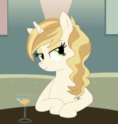 Size: 1768x1860 | Tagged: artist needed, safe, sweet biscuit, unicorn, bedroom eyes, cute, female, glass, mare, wine