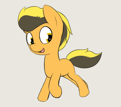 Size: 2402x2122 | Tagged: safe, artist:triplesevens, oc, oc:flint spark, pony, blank flank, colt, male, simple background, white background