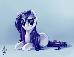 Size: 1147x886 | Tagged: safe, artist:whitediamonds, rarity, pony, unicorn, adorasexy, beautiful, cute, female, mare, prone, raribetes, sexy, smiling, solo, wet mane