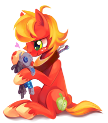 Size: 528x605 | Tagged: safe, artist:theuselesstoe, big macintosh, macareina, smarty pants, rule 63