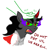 Size: 800x800 | Tagged: safe, artist:jargon scott, king sombra, queen umbra, pony, unicorn, hand, i am the night, petting, rule 63