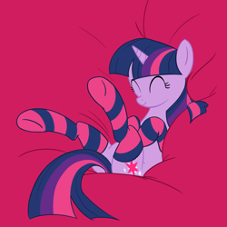 Size: 5000x5000 | Tagged: safe, artist:vito, twilight sparkle, absurd resolution, adorasexy, clothes, cushion, cute, on back, sexy, socks, solo, striped socks, twiabetes, vector