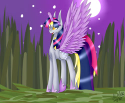 Size: 3024x2500 | Tagged: safe, artist:midfire, derpy hooves, scare master, alicorn costume, clothes, cosplay, costume, fake horn, fake wings, nightmare night, nightmare night costume, solo, toilet paper roll, toilet paper roll horn, twilight muffins, wig