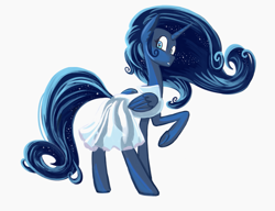 Size: 1221x938 | Tagged: safe, artist:nottex, princess luna, alicorn, pony, clothes, dress, solo