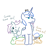 Size: 800x800 | Tagged: safe, artist:jargon scott, prince artemis, princess luna, oc, oc:baroness, oc:grittyguts, alicorn, pony, dialogue, inconvenient, rule 63