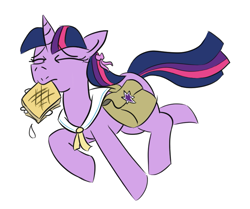 Size: 835x697 | Tagged: safe, artist:jargon scott, twilight sparkle, schoolgirl toast, solo, toast