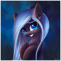 Size: 1000x1000 | Tagged: safe, artist:atlas-66, oc, earth pony, pony, art trade, bust, head, portrait