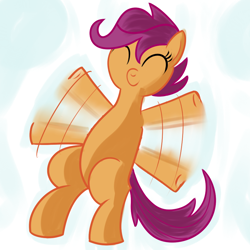 Size: 900x900 | Tagged: safe, artist:cosmonaut, derpibooru import, scootaloo, cute, cutealoo, snow