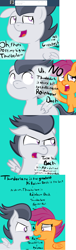 Size: 1280x4194 | Tagged: safe, artist:cosmonaut, derpibooru import, rumble, scootaloo, comic, lets ask rumble, tumblr