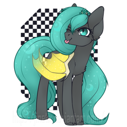 Size: 2000x2000 | Tagged: safe, artist:jinetix, oc, oc only, oc:clarity, bat pony, pony, solo