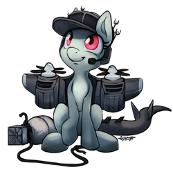 Size: 1200x1189 | Tagged: safe, artist:fidzfox, oc, oc only, oc:dorn, original species, plane pony, pony, cute, do 217 n2, hat, male, plane, simple background, solo, stallion, transparent background