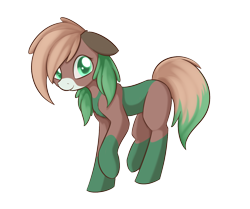 Size: 1640x1370 | Tagged: safe, artist:dusthiel, oc, oc only, oc:ginko, earth pony, pony, colored pupils, female, mare, raised hoof, simple background, solo, transparent background