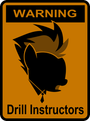 Size: 1000x1341 | Tagged: safe, artist:datbrass, spitfire, pegasus, pony, sign, silhouette, solo, warning sign