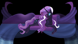 Size: 2560x1440 | Tagged: safe, artist:arareroll, nightmare rarity, pony, unicorn, female, mare, solo