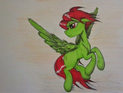 Size: 1974x1492 | Tagged: safe, artist:incrediblepanzer, oc, oc only, pegasus, pony, flying, solo