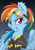 Size: 450x634 | Tagged: safe, artist:dfectivedvice, artist:lorthiz, rainbow dash, pegasus, pony, clothes, costume, shadowbolt dash, shadowbolts, shadowbolts costume, solo, vector